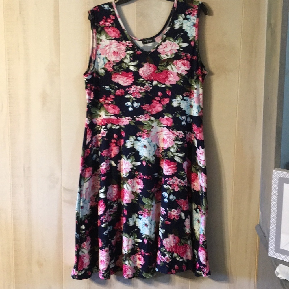 ACEVOG Floral Dress Size XXL